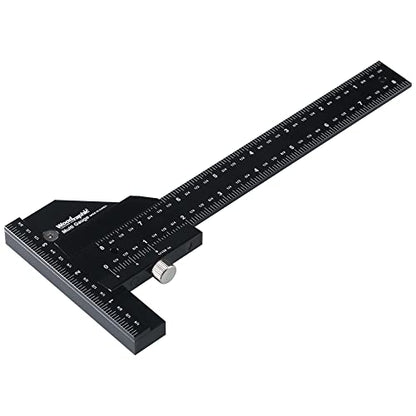 Scriber Gauge 8 Inch – Precision Marking & Measuring Tool for Woodworking, Layout, Joinery, Thickness, DIY – CNC Aluminum Layout Ruler (New Version) - size: 8 Inch