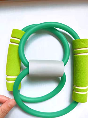 Resistance Bands, Figure 8 Exercise Bands for Women Men, 8 Shaped Resistance Bands for Arms, Chest Expander, Yoga Gym Fitness Pulling Rope 8 Word Elastic for Exercise Muscle Training Tubing