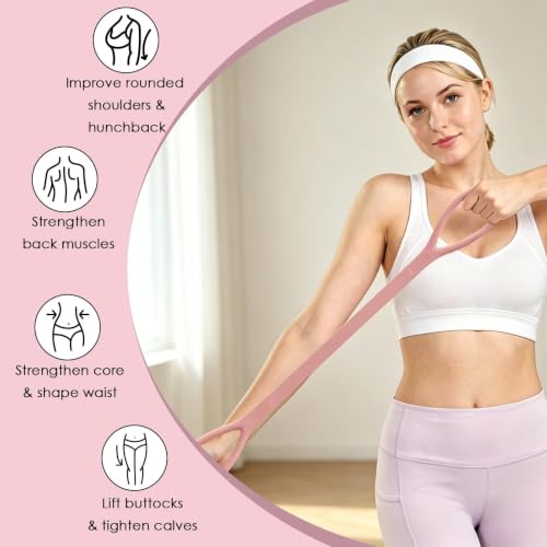 2 Packs Figure 8 Resistance Bands + 3 Packs Extended Vision Bands