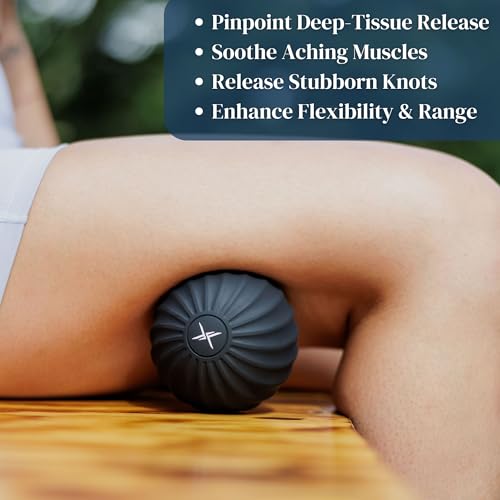 Frost Fit VibePro Pulse - Vibrating Massage Ball Massager - Deep Tissue Therapy Ball with 4 Speeds - Myofascial Release & Pain Relief - style: Pulse