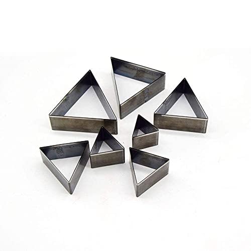 Alloy Steel Triangle Shape Cutting Die for Cardboard, Leather, PVC, Fabric Good Helper for Handicraft (Steel06) - color: Steel06