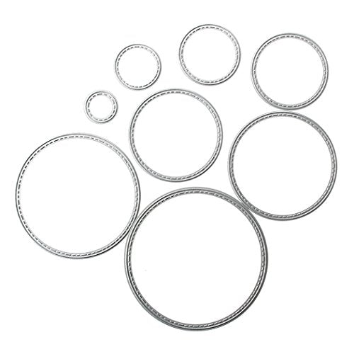 Big Round Cutting Dies Handmade DIY Paper Cards Album Decoration Stencils Template Embossing for Card Scrapbooking Craft Circle - style: Big Round