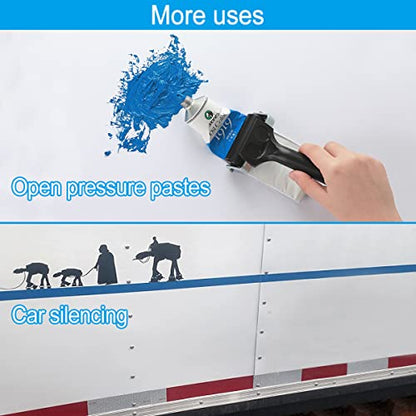 Rubber Roller, Ideal for Anti Skid Tape Construction Tools, Print, Ink and Stamping Tools (4-Inch, Black) - size: 4-Inch