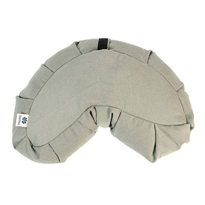 Blue Lotus Crescent Meditation Cushion