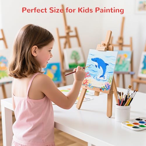 100 Pack 4x6 Inch Mini Painting Canvas Boards for Kids Mini Canvas Panels | White 100% Cotton for Acrylics Oil Watercolor Tempera Paints Art Class Supplies - size: 4"x6"- 100pcs