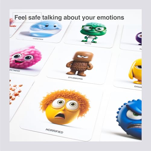 156 Emotion Cards Card Deck – Master Your Emotional Intelligence, Enhance Resilience and Thrive - color: Emotions Only Deck