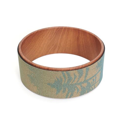 Yoga Wheel Stretching Prop – Designed to improve flexibility, support backbends, and deepen poses for the back, shoulders, and chest. - color: Mountain