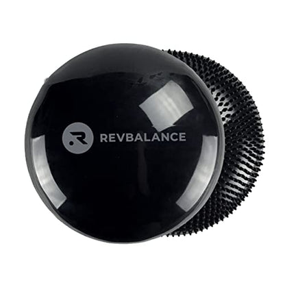 Revbalance Adjustable Wobble Cushion and High Density Rocker Combo for Balance Training, Recovery, and Physical Therapy