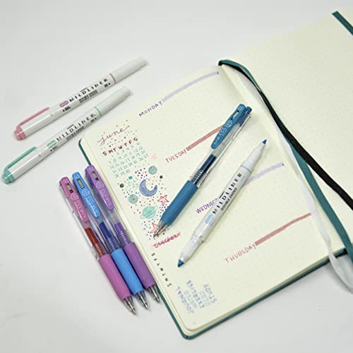 Zebra Pen MILDLINER Highlighter & SARASA Clip Gel Set, Assorted, 14-Pack | Includes 7 MILDLINER Highlighters and 7 SARASA Clip Gel Pens, Ideal for Journaling, Planners, and Note-Taking (10014) - style: Notetaking and Creative Planning Set