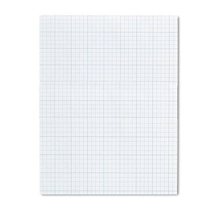 TOPS Cross Section Pad, 1 Pad, 4 Squares/Inch, Quadrille Rule, Letter Size, White, 50 Sheets/Pad, 1 Pad (35041) - size: 4 Squares/Inch