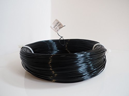 Anodized Aluminum 1.0mm Bonsai Training Wire 250g Large Roll (375 feet) - Choose Your Size and Color (1.0mm, Black) - color: Black, size: 1.0mm