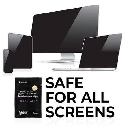 Wipex Screen Wipes & Gym Wipes Combo Pack - 75ct Gym Equipment Canister & 24ct Individually Wrapped Fitness Touch Screen Cloths, Safe for Yoga Mats & Electronics, Lavender Scent - size: 1 Count (Pack of 99)