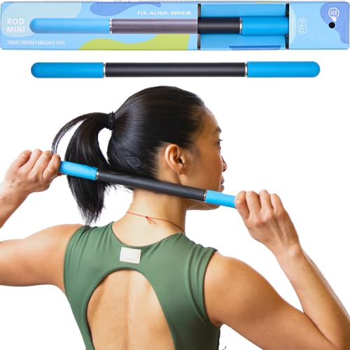 RAD Rod Mini – 16in Compact Deep Tissue Massage Roller Stick – Travel-Ready Myofascial Release Tool for Legs, Back, Neck, Arms & Shoulders – Muscle Roller for Mobility & Recovery - style: Rod Mini