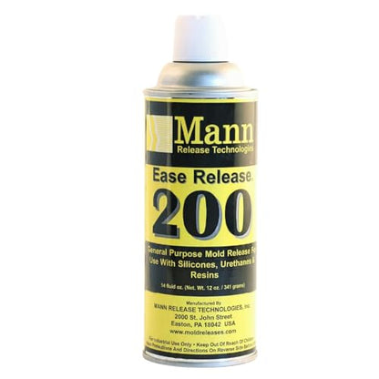Mann Ease Release 200, 14 Fluid Ounce Aerosol Can – Professional Mold Release Agent for Composite, Rubber & Plastic Molding