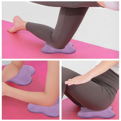 6 Pack Yoga Knee Pads, Pilates Knee Pad Cushion Extra Thick Foam for Knees Elbows Wrists Hands Head, Support Foam Pads for Women and Men