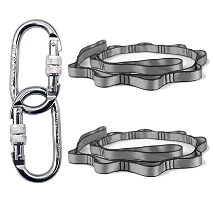PRIOR FITNESS Aerial Yoga Hammock Rigging Daisy Chain & Carabiner w/CE Cert