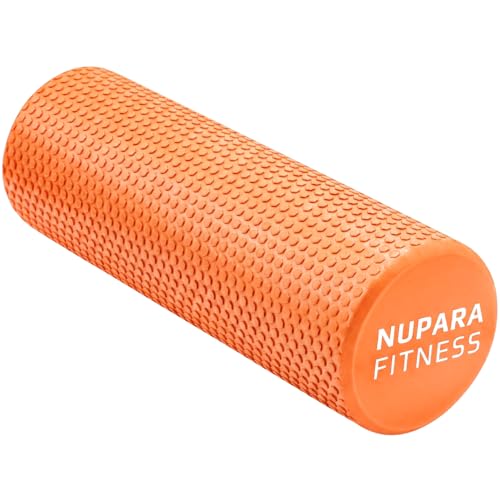 Exercise Foam Roller | Pilates Foam Roller | Body Roller for Muscles, Exercise Roller Foam for Back, Foam Roller 18 Inch, Back Foam Roller - color: Orange, size: 18 Inch - Large