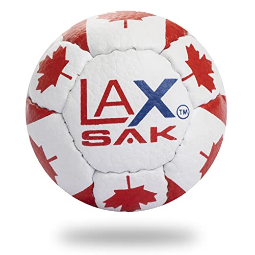 Soft Practice Lacrosse Balls,1, 2, 3, 6, 12, 24, 36, 60, & 120 Packs - Same Weight & Size as a Regulation Lacrosse Balls, Great for Indoor & Outdoor Practices, Less Bounce & Minimal Rebounds - color: Canada Flag, size: 12 Pack