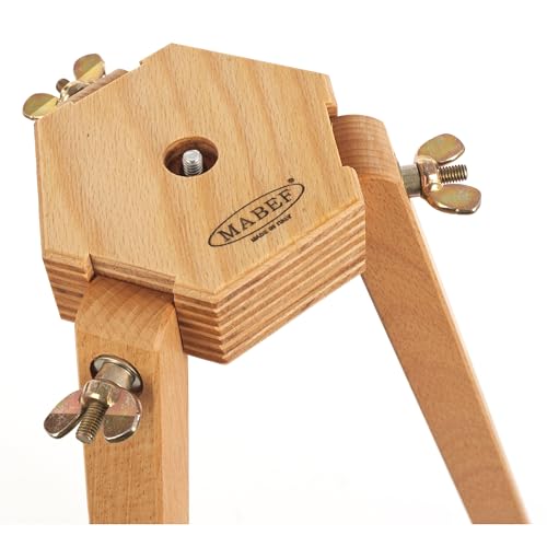 Mabef M/A30 Wooden Tripod. Oiled Beechwood Artist Support Stand for Pochade Boxes, Indoor Outdoor, Supports up to 17 3/4 lbs - style: Pochade Box Tripod