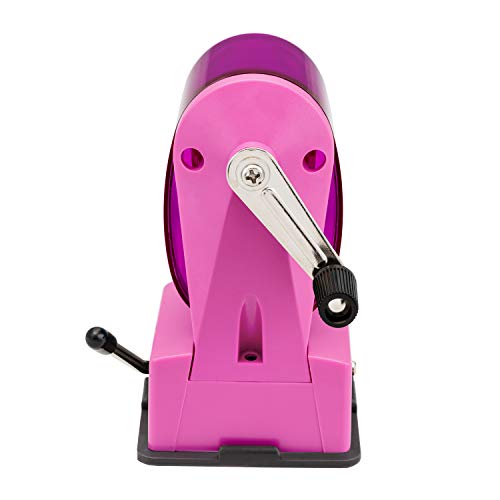 X-ACTO Bulldog Manual Pencil Sharpener w/Vacuum Mount, Colors May Vary, 1 Count