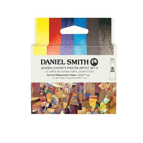 DANIEL SMITH Jansen Chow Master Artist Set II Set 6 Watercolor 5ml Tubes (total 6 pieces) 285610406