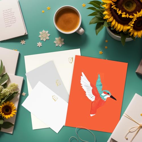 3D Hummingbird Pop Up Card Mother’s Day Card Happy Birthday Card Anniversary Card Valentine Card Thank You Card with Envelope and Blank Note. - color: Hummingbird