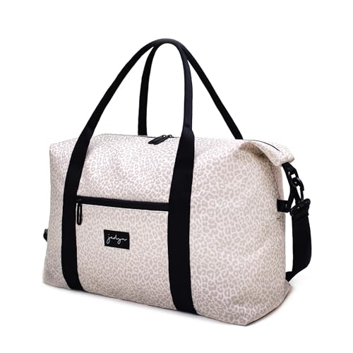 Jadyn Lola Travel Bag, Weekender/Overnight Duffel, Gym Tote Bag for Women, Men - color: Desert Leopard
