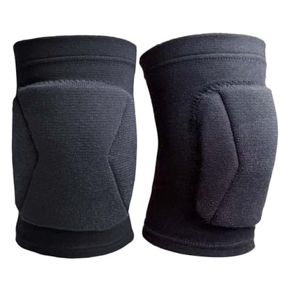 XXL Knee Pads for Volleyball Women & Men, Enlarged Latex Padding, Black 2XL - size: XX-Large