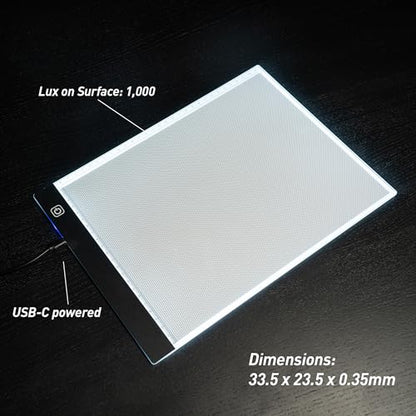 Lytup™ TracePad™ (L10400) Ultra-Slim A4 LED Light Pad for Tracing and Sketching