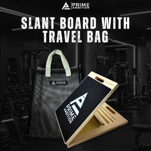 Physical Therapy Slant Board – Collapsible Stretching Wedge for Calf, Achilles, Ankle & Knee Rehab – Portable 5-Angle Incline Board for Recovery & Flexibility Training