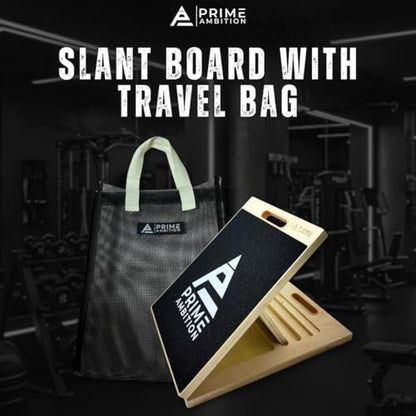 Physical Therapy Slant Board – Collapsible Stretching Wedge for Calf, Achilles, Ankle & Knee Rehab – Portable 5-Angle Incline Board for Recovery & Flexibility Training