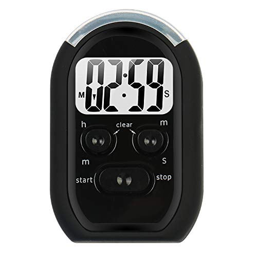 3 in 1 Kitchen Timer with Vibration, Flasher and Beeper for Cooking, Baking, Sports, Games, Yoga, Study, Meditation, Office