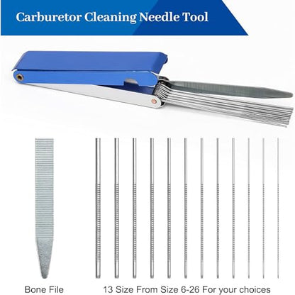 JOYABEST Airbrush Cleaning Kit Pro with 13-Piece Needle Set, Pot & Brushes | Glass pot with holder. 5 brushes & 5 needles. 13 cleaning needles unclog jets & nozzles. Repair tool removes broken tips