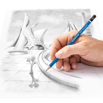 STAEDTLER Mars Lumograph 8H Graphite Art Drawing Pencil, 6 Pencils - style: 8H