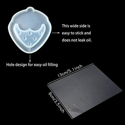 9Pcs Resin Shaker Molds,Kawaii Quicksand Epoxy Casting Mold,Cat Animal Silicone Mold with 3 Sheets Film DIY Pendant Jewelry Decoration Craft