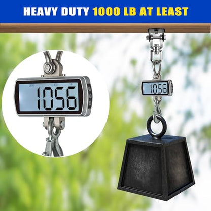 Dolibest Heavy Duty Swing Hanger,Ceiling Mount Swing Hook,One-Piece Design Base, Swing Set Hardware for Punching Bag, Boxing, Hammock Chair, Yoga Swing, Porch Swing (360° +180° Rotation) - color: D: 360°+180° Swing Hanger With Carabiner
