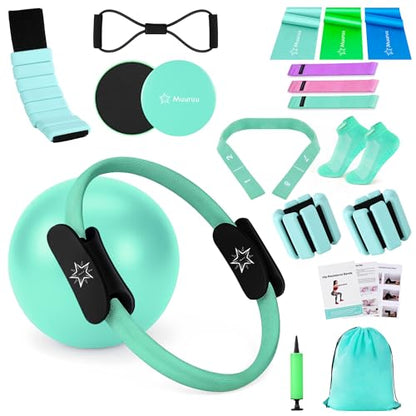Pilates Kit Equipment, Pilates Ring and Ball for Women Home Workout