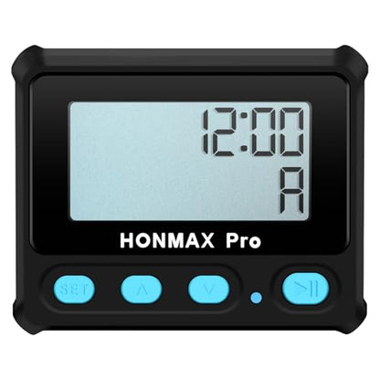 8100 Professional Interval Timer and Stopwatch, Backlight, USB-C Charged, Clock -Black - color: Black