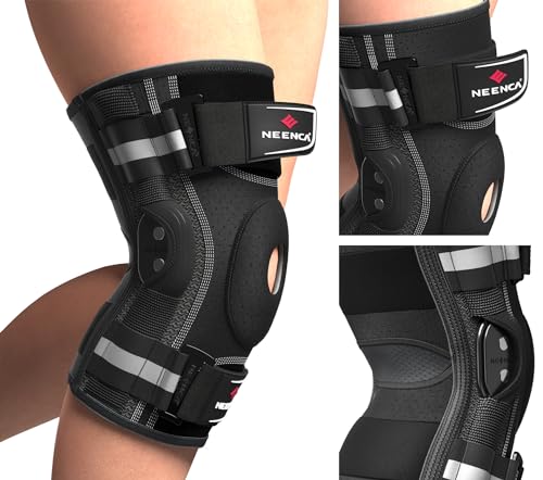 NEENCA Professional Knee Brace, Hinged Knee Support for Women & Men Relief - size: Medium
