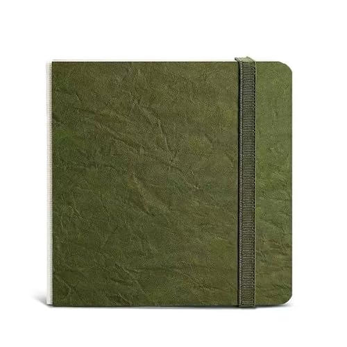 Watercolor Journal, 6.5x6.5-100% Cotton, 30 Sheets | 100% Cotton Cold Press, Acid Free, 140LB 300GSM, Wide Elastic Band, For Watercolor, Gouache, Acrylic, Ink & Mixed Media