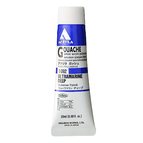 Holbein Acryla Gouache 20ml Ultramarine Deep