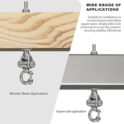 Heavy Duty Swing Hanger with 180°Rotation 1500LB