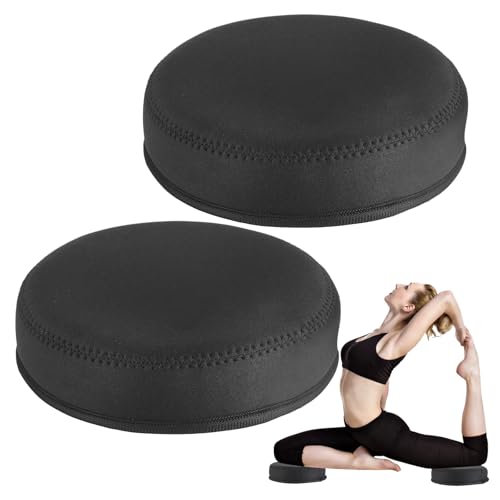 Yoga Knee Pad, 1.57 Inch Thick, Memory Foam and EPE Foam, Waterproof and Non-Slip, for Knees Elbows Wrist Hands Head Yoga Pilates Work Out Kneeling Pad, Exercise Mat 2 - color: Black