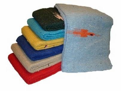 Premium Recycled Fibers Thunderbird Roll Yoga Woven Blanket Throw 54" X 70" Washable