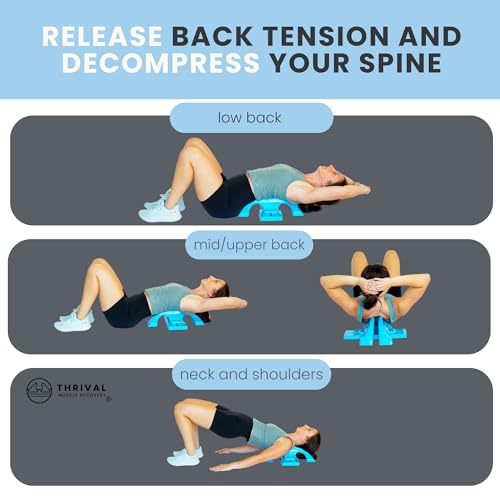 Thrival Arch Back Stretcher, Psoas Muscle Release Tool, Blue - color: Blue, size: ThrivalArch
