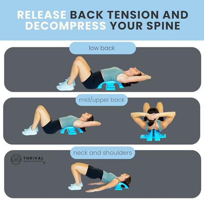 Thrival Arch Back Stretcher, Psoas Muscle Release Tool, Blue - color: Blue, size: ThrivalArch