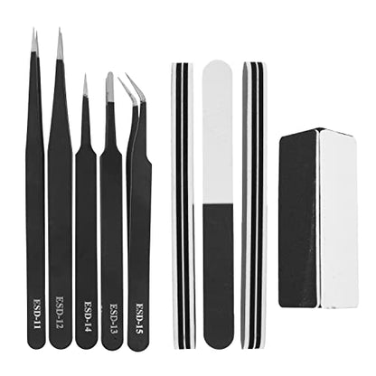 Mandala Crafts 33 Model Building Hobby Tools Kit for 3D Plastic Miniatures | Professional Clippers, Tweezers, Drills, Grinder & Knife for Mecha, Scale Kits, Aircraft, Tanks, Ships, Cars, Metal & Resin - style: Premium 33 PCs