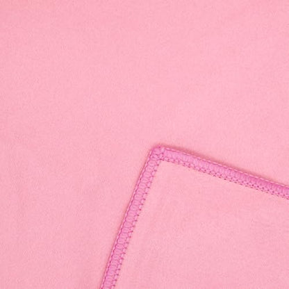 Eunzel Hot Yoga Towel Non Slip Yoga Mat Towel Non-Slip Sweat Absorbent Microfiber Towel for Hot Yoga, Pilates and Workout 72" x 26.5", Pink - color: Pink