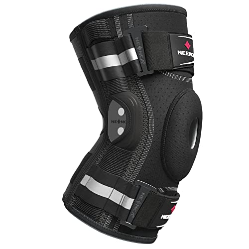 NEENCA Professional Knee Brace, Hinged Knee Support for Women & Men Relief - size: Large