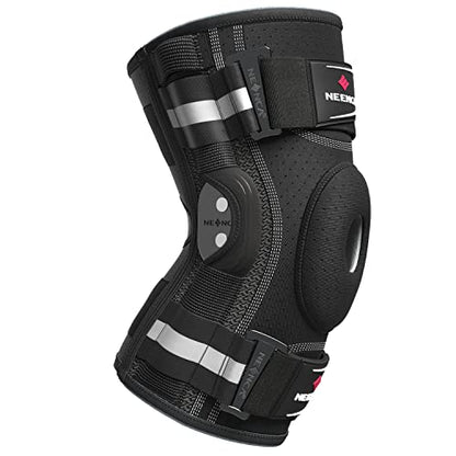 NEENCA Professional Knee Brace, Hinged Knee Support for Women & Men Relief - size: Large